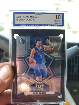 2021 panini mosaic #6 Luka Doncic ISA-10