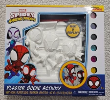 Marvel Spidey Kids Plaster Scene Activity Paint & Display Set NEW