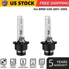 2pcs For Bmw 530i 2001-2005 D2s Xenon Hid Headlight Bulbs Highlow Beam 6000k