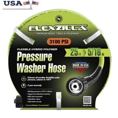 #ad #ad Pressure Washer Hose Kink Free Flexible Hybrid Polymer 3100 PSI Cold Water Use $62.97