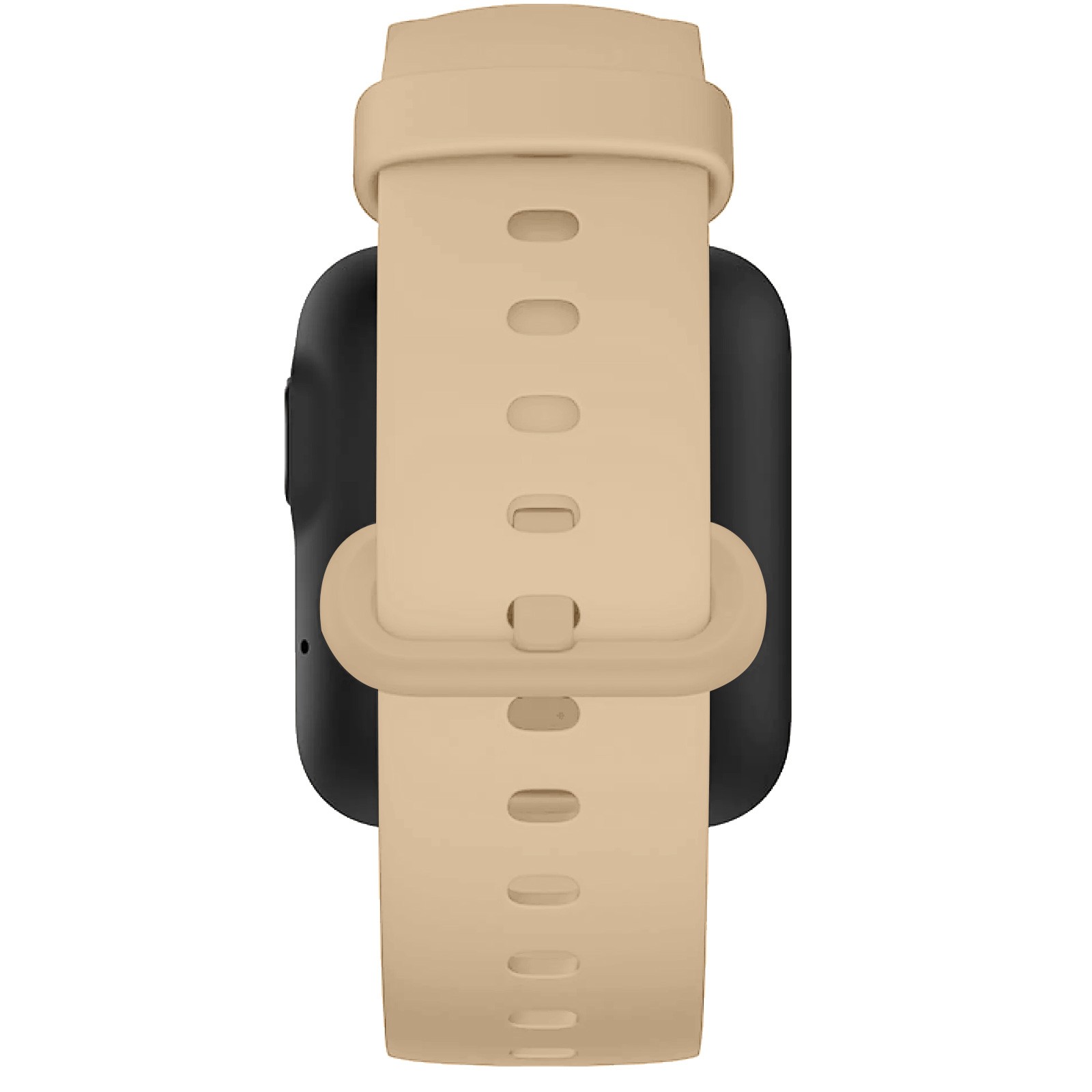 Bracelet montre Xiaomi Mi Lite silicone beige anti-irritation avec boucle