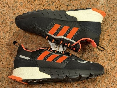 DS Adidas ZX 1K Boost Seasonality Black/Solar Orange H00428 Men's