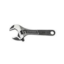 6 In. Wide Jaw Black Oxide Adjustable Wrench