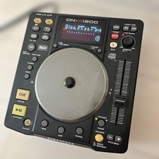 Denon DN-S1200 DJ CD USB Media Player Controller Black Compact Tested