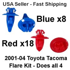 2001-2004 Toyota Tacoma Fender Flare Retainer Clip Fits 90904-67036 90904-67037 2001-2004 Toyota Tacoma Fender Flare Retainer Clip Fits 90904-67036 90904-67037