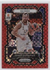 2023-24 Prizm Turkish Airlines EuroLeague Red Power 30/75 Sergio Rodriguez 0ud4