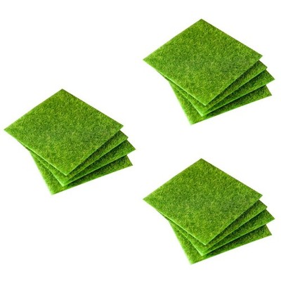  3 PCS Gräser Künstlich Gras Deko Gartenzubehör Künstliche Grasdekoration