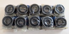 10x RBC NICE 3030DCTNTG19 Radial Deep Groove Ball Bearings - Unused Old Stock