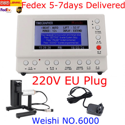 Weishi Timegrapher Mechanische Uhr Timing Machine Multifunktions No.6000 EU Plug