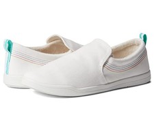 Vionic Beach Marshall Slip-On Sneakers Women's White Canvas Comfort Shoes Size 9