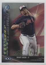 2017 Bowman Chrome Bowman Scouts Top 100 Brady Aiken #BTP-61 0b3