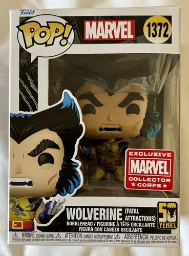 Funko Pop! Wolverine Fatal Attractions #1372 Marvel Collector Corps Exclusive