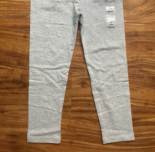New GAP Toddler Girls 3 Gray Navy Mustard Elastic Waist Stretch Leggings Size 4 - Picture 6 of 23