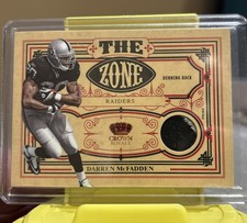 2010 Crown Royale The Zone Oakland Raiders 2 Colour Patch /50 #4 Darren McFadden