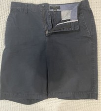 Banana Republic Emerson Men's Navy Chino Shorts 9" Inseam Regular Fit
