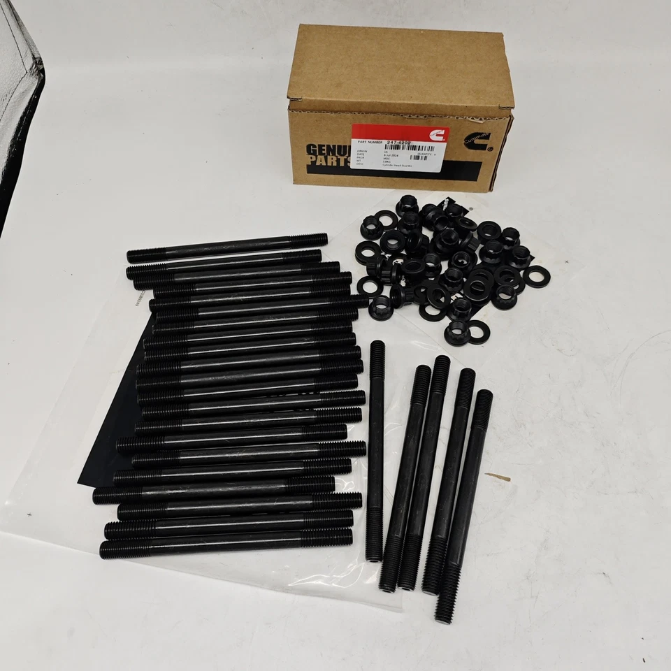 Kit de pernos de cabeza para Dodge 1998,5-2018 Cummins 5,9 L y 6,7 L diésel 24 V 247-4202 Foto 2 de 4