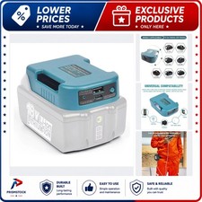 Makita 18V Battery USB Type-C Adapter Holder 18W Power Converter