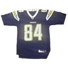 San Diego Chargers Jersey Medium Davis Blue Mens Reebok Football