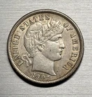 1907 Barber Dime Nice Choice AU About Uncirculated Original!