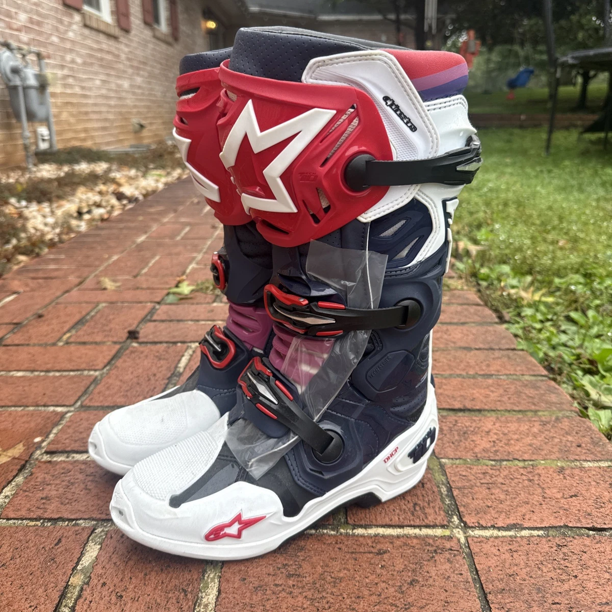 Alpinestars White 8 US Shoe Motorcycle & Powersports Boots for