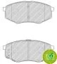 BRAKE PADS SET BRAKING PAD FRONT FERODO FDB4447 FOR HYUNDAI IX20,SONATA VI - Image 2 of 4