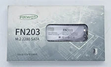 FN203 M.2 SATA SSD - SLC Cache 3D NAND TLC SATA III 6Gb/S M.2 2280 NGFF Internal