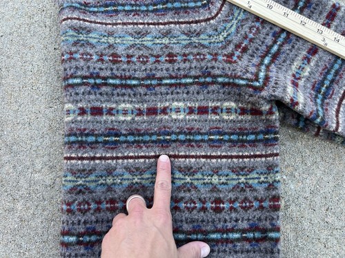 vintage 90s Polo Ralph Lauren Multicolored Lambs Wool Sweater - Picture 8 of 8