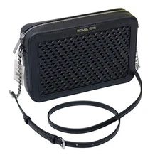 MICHAEL KORS JET SET ITEM LARGE CROSSBODY BAG BLACK