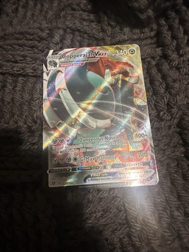 Copperajah Vmax 137/192 Rebel Clash NM Full Art Ultra Rare Pokemon Card