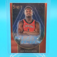 2023-24 Select Neon Icon Zion Williamson #10 Red Prizm New Orleans Pelicans