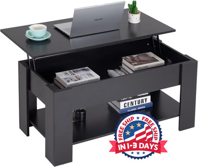 Mesa de Centro Moderna y Elegante con almacenamiento oculto para sala 39.4''