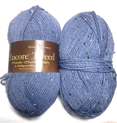 PLYMOUTH YARN-Encore TWEED YARN  2pk. Col 4108. I Combine Shipping, Read Detail
