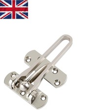 Polished Zinc Alloy Door Chain Lock -  Security Latch for Homes & Hotels