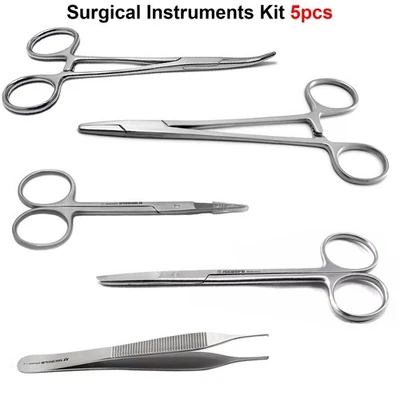 Dental Surgical Suture Instruments Iris Scissor Mayo Hegar Needle Holder Forceps - Image 1 of 4