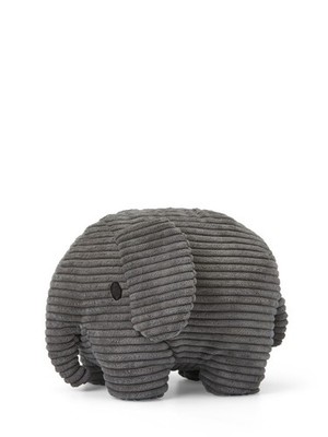 Bon Ton Toys: Miffy Friends - Elephant ECO Corduroy, 23 cm, Grey, Cord, Nijntje