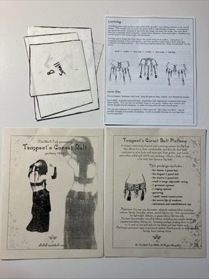 Tempest's Corset Belt Pattern #013 Med Devi Ink Presents