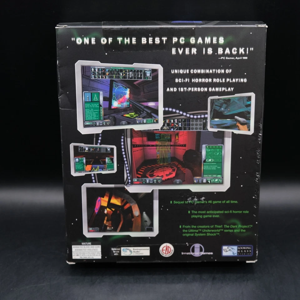 SEALED System Shock 2 II PC Big Box - NEW First Print Holofoil Windows VGA CGC - Image 2 of 4