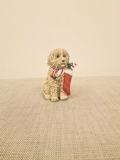 Dog Sculpture-Next Brown Louie The Labradoodle Dog Christmas Ornament Gift New