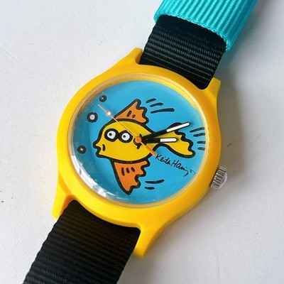 KEITH HARING × BEAMS JAPAN ORIGINAL COLLECTIBLE LIMITED WATCH ''GOLD FISH''