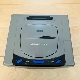 Sega Saturn Console + 2 Controllers, Racing & Mission Sticks, AV & Power Cords