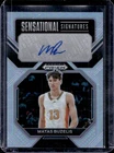 2023-24 Prizm Draft Picks Matas Buzelis Sensational Signatures Silver Auto #MBZ
