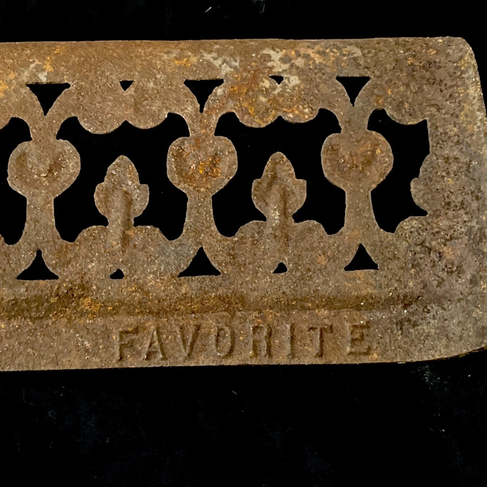 Antiga grelha de ventilação arquitetônica salvamento ferro fundido lareira cobertura verão 20 - Imagem 3 de 4