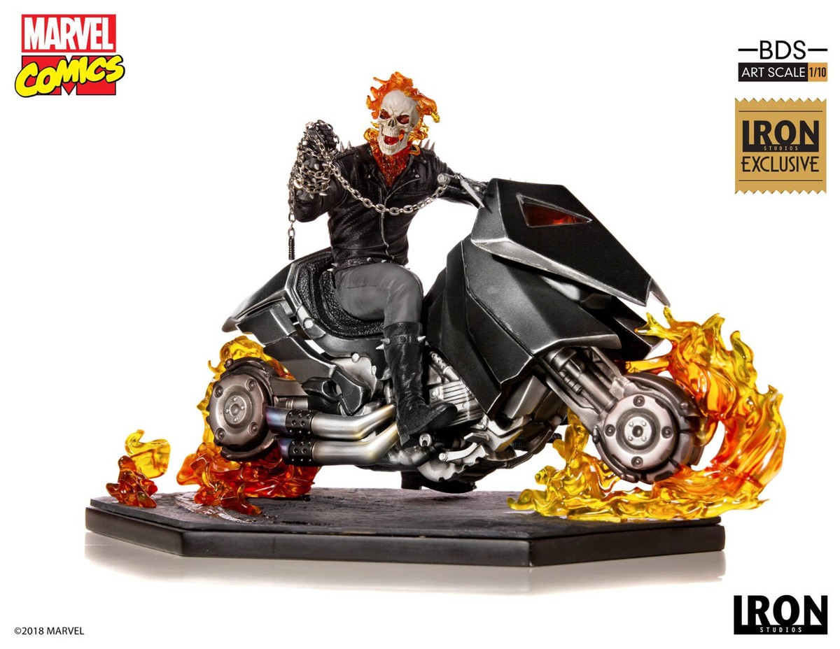 MARVEL IRON STUDIOS CCXP ゴーストライダー フィギュア Iron Studios Ghost Rider BDS Art Scale 1/10 - CCXP Comic Con