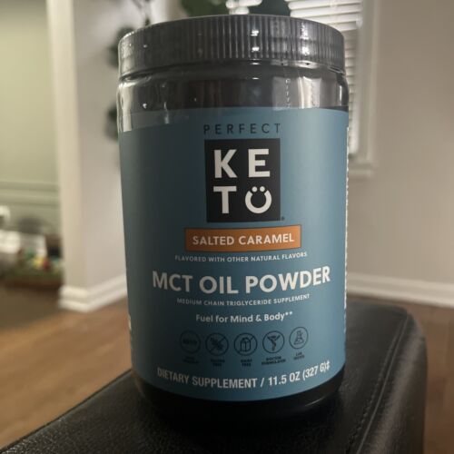 Perfect keto MCT Oil Powder 11.5 oz - Zero Net Carbs, Best for Keto, Ketosis
