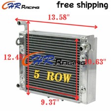 5 ROW Aluminum Radiator For  2007-2011 CAN-AM / CANAM RENEGADE 500/800 R EFI