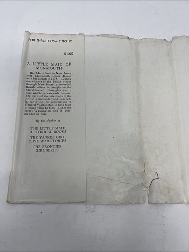 A Little Maid of Monmouth Alice Turner Curtis c1925 with Dust Jacket - Picture 21 of 24