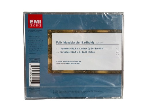 Mendelssohn: Symphonies Nos. 3 "Scottish" & 4 "Italian" by Franz Welser-Möst CD - Bild 2 von 2