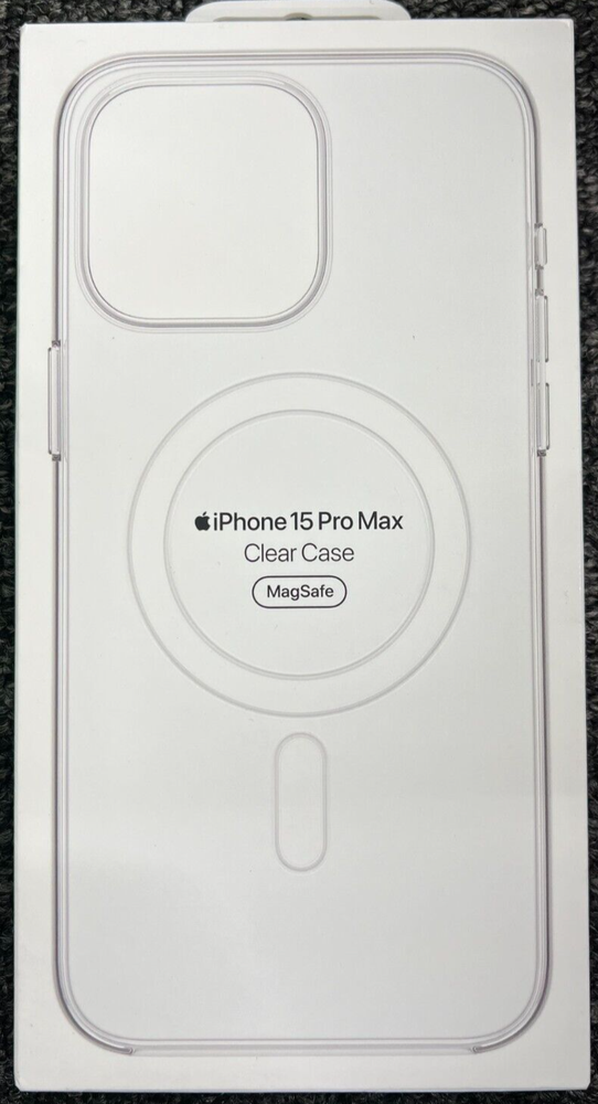 Genuine Apple Clear Case with MagSafe for iPhone 15 Pro Max