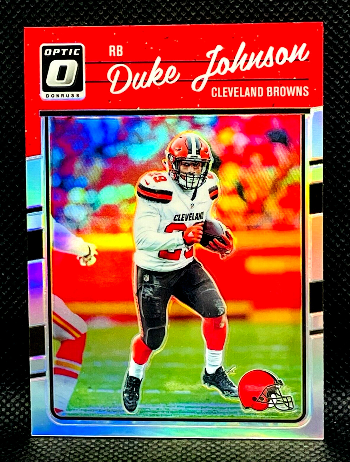 2016 Panini Donruss Optic NFL - DUKE JOHNSON #24 - Silver Prizm Holo - BROWNS