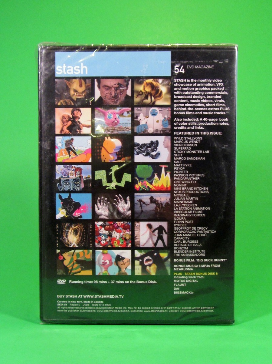 Stash 39 DVD MAGAZINE アニメーション VFX Stash DVD Magazine Design Advertising Animation VFX Motion